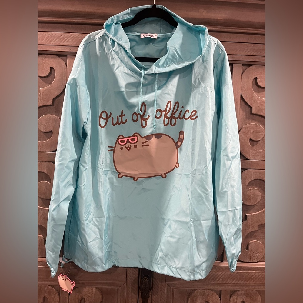 Pusheen Light Blue Utility Jacket
